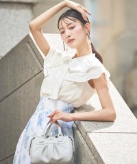 SWINGLE/ラッフルカラーボウタイブラウス/508194903