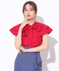 SWINGLE/ラッフルカラーボウタイブラウス/508194903