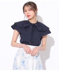SWINGLE/ラッフルカラーボウタイブラウス/508194903