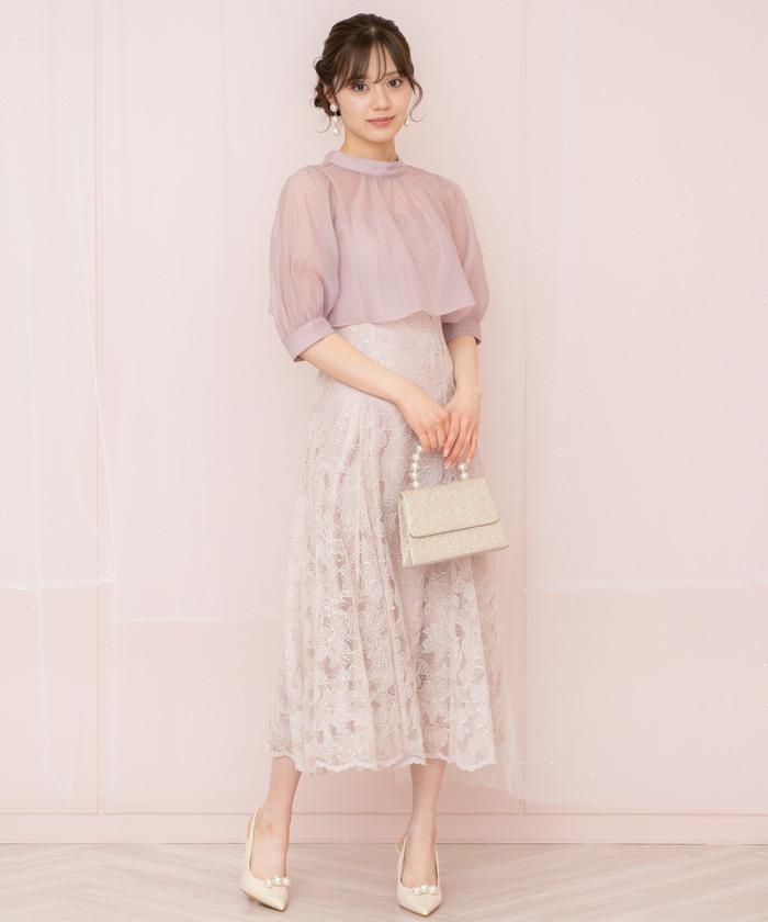 12.rose様 2way off-shoulder dress【pink】 – BUNNY APARTMENT