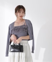 PROPORTION BODY DRESSING/チュール付きニットアンサンブル/508194989