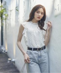 PROPORTION BODY DRESSING/ドット柄半袖ブラウス/508194990