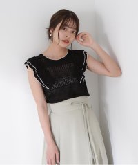 PROPORTION BODY DRESSING/透かし柄フリルニット/508195000