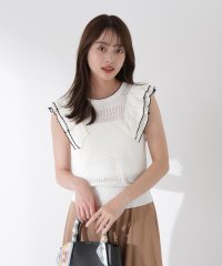 PROPORTION BODY DRESSING/透かし柄フリルニット/508195000