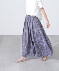 N Natural Beauty Basic/ストライプ切替フレアスカート/508195011