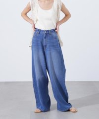 N Natural Beauty Basic/ライトオンスワイドデニムパンツ/508195012