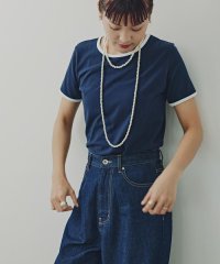 N Natural Beauty Basic/バイカラーコンパクトTシャツ/508195021