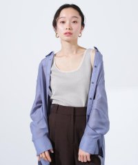 N Natural Beauty Basic/シアートリムタンクトップ/508195022