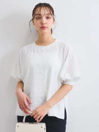 QUEENS COURT/クイーンズコート QUEENS COURT フラワーカットジャガードトップス≪手洗い可能≫/508196151