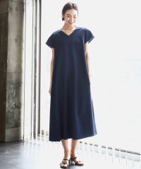 MICHEL KLEIN/Vネックワンピース/508196202