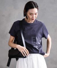MICHEL KLEIN/[WEB限定カラー]ラメロゴTシャツ/508196217