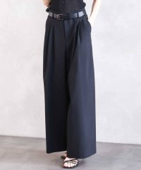 MICHEL KLEIN/タックワイドパンツ/508196219