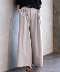 MICHEL KLEIN/タックワイドパンツ/508196219