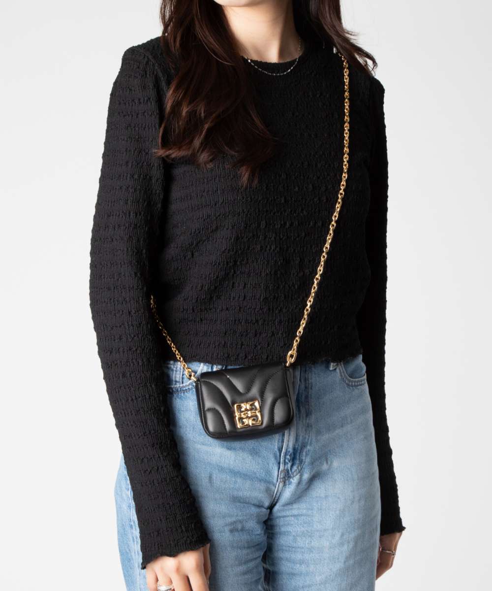 【GIVENCHY】4G リキッドロゴ ショルダーバッグ GIVENCHY】4G リキッドロゴ ショルダーバッグ