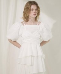 AND COUTURE/バックリボンペプラムブラウス/508196256