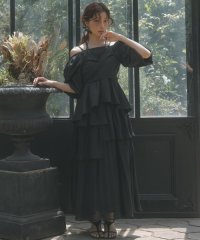 AND COUTURE/プリーツイレヘムティアードスカート/508196257