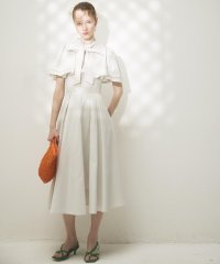 AND COUTURE/ケープデザインストライプワンピース/508196258