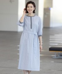 J.PRESS LADIES/【洗える】ジオメトリックプリント ワンピース/508197647