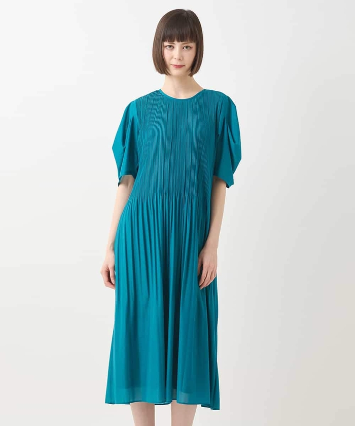 3996. 未使用品 HIROKO BIS プリーツ ワンピース ヒロコビス セール】ヒロコビス(HIROKO BIS) | ワンピース/ワンピース