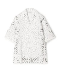 TOMORROWLAND MENS/コットン エンブロイダリー オープンカラーシャツ/508198032