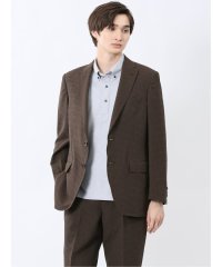 m.f.editorial/エムエフエディトリアル m.f.editorial ドットエア サッカーチェック レギュラーフィット 2ボタンジャケット(セットアップ可能)/508198038
