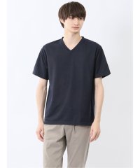 m.f.editorial/エムエフエディトリアル m.f.editorial ノータベネ/NOTABENE メッシュドビー Vネック半袖Tシャツ/508198045