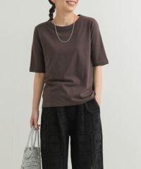 URBAN RESEARCH DOORS/コットンリネン5分袖Tシャツ/508198064