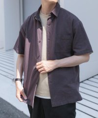 ITEMS URBAN RESEARCH/『セットアップ対応』天然素材リネンコットンレギュラーカラー半袖シャツ/508198078