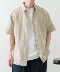 ITEMS URBAN RESEARCH/『セットアップ対応』天然素材リネンコットンレギュラーカラー半袖シャツ/508198078