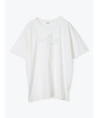 Ludic Park/立体ラメ発泡プリントTシャツ/508198092