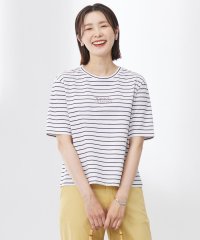 J.PRESS LADIES/【洗える】ロゴ Tシャツ/508198376