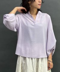 NICOLE white/タックパフブラウス/508167559
