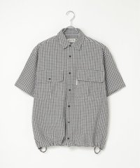 VENCE　EXCHANGE/PLESシアサッカーチェックSSシャツ/508036573