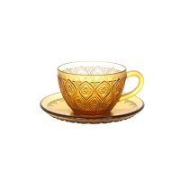 DULTON/ダルトン DULTON GLASS CUP & SAUCER ''FIORE'' 【返品不可商品】/508103836