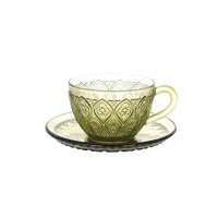 DULTON/ダルトン DULTON GLASS CUP & SAUCER ''FIORE'' 【返品不可商品】/508103836
