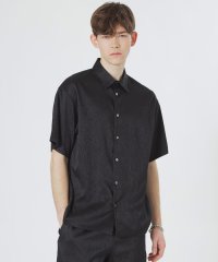 LOVELESS　MENS/サテンジャカードショートスリーブシャツ/508148218