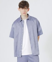 LOVELESS　MENS/サテンジャカードショートスリーブシャツ/508148218