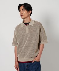 BEAUTY&YOUTH UNITED ARROWS/クランチ グリッド ニットポロ/508180628