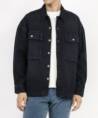 LEVI’S OUTLET/リーバイス/Levi's(R) MASONIC PTCH PKT OVRSHRT WES BLUE BLACK/508181603