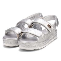 HIROKO KOSHINO FEMME/ヒロココシノファム HIROKO KOSHINO FEMME キルティングとジュート風の厚底ソールが大人可愛いサンダル HRL6000/508192864