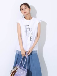 SCOTCLUB/スコットクラブ SCOTCLUB チュールレイヤードスリーブレストップス/508199447