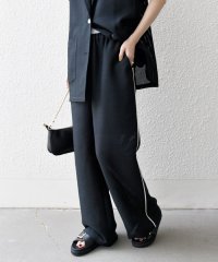 SHIPS any WOMEN/SHIPS any:〈手洗い可能〉カラミ メッシュ サイドライン イージー ワイド パンツ/508199552