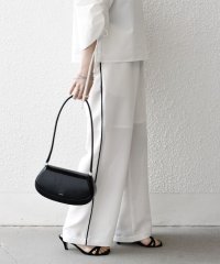 SHIPS any WOMEN/SHIPS any:〈手洗い可能〉カラミ メッシュ サイドライン イージー ワイド パンツ/508199552