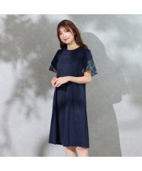 Rose Tiara(L SIZE)/【接触冷感/UVカット/手洗い可】チェック切替ワンピース/508199569