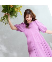 Rose Tiara(L SIZE)/【接触冷感/コットン100%/イージケア】ミラクルウェーブワンピース/508199570