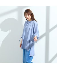 Rose Tiara(L SIZE)/【接触冷感/手洗い可】バックロングブラウス/508199574