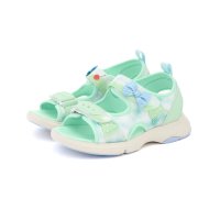 moonstar/ムーンスター MoonStar キッズ サンダル スーパースター ラブラッシュ LV1219 女の子 バネのチカラ 子供靴 マジックテープ リボン/508199752