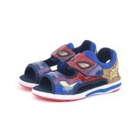 moonstar/ムーンスター MoonStar キッズ ジュニア サンダル マーベル MV026 男の子 子供靴 スパイダーマン LED 光る靴 マジックテープ/508199755