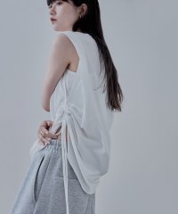 etoll./エトル etoll. ショルダータックドローストリングTシャツ/508199764