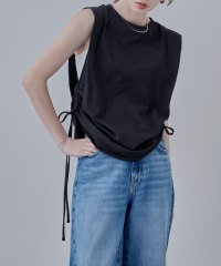 etoll./エトル etoll. ショルダータックドローストリングTシャツ/508199764